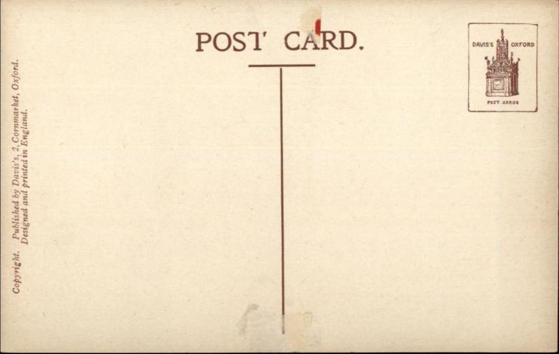 Oxford University Robes & Degree Descriptions in 1675 c1910 Postcard