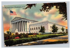 Vintage 1946 Postcard Supreme Court, Washington, District of Columbia