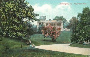 C-1910 Davenport Iowa Fejervary Park Postcard Macfarlane 20-7746