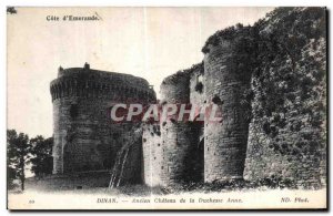 Postcard Old Dinan Chateau de la Duchesse Anne
