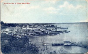 Postcard Birds Eye View of Ottawa Beach, Michigan