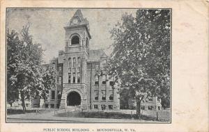 E83/ Moundsville West Virginia Postcard c1910 Public School Building