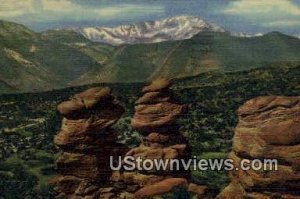 Pike's Peak - Garden of the Gods, Colorado CO  