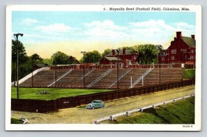 1953  Magnolia Bowl   Columbus  Mississippi   Lee High School   Postcard