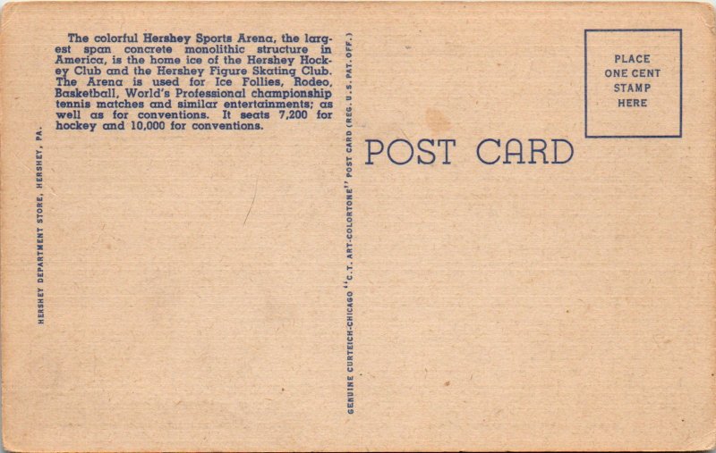 Hershey Sports Arena,Hersey,PA BIN