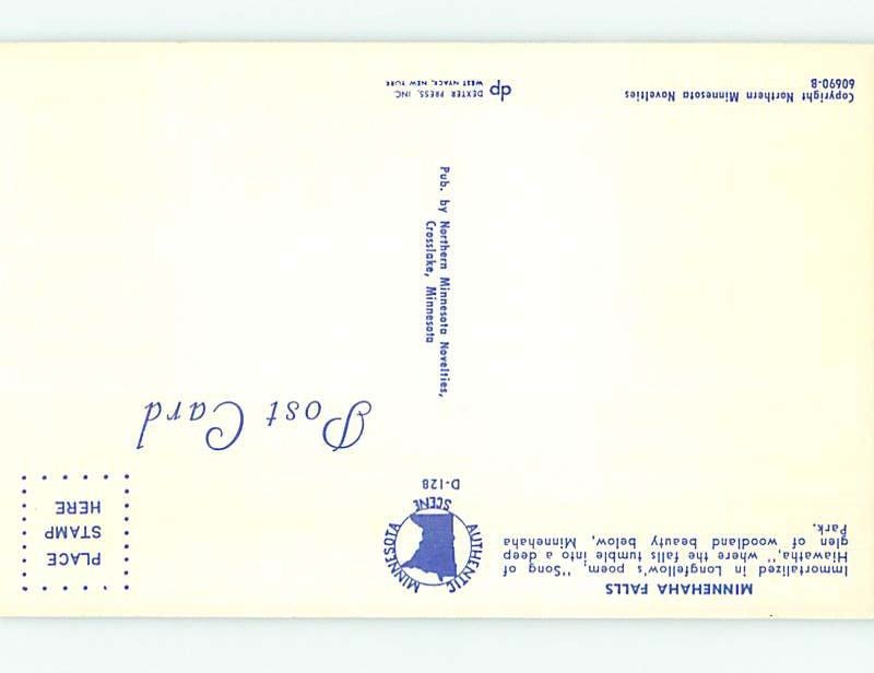 Chrome WATERFALL SCENE Minneapolis-St. Paul Minnesota MN AG3986@