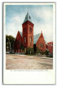 Vintage 1900's Postcard First Methodist Church ME Waterbury Connecticut
