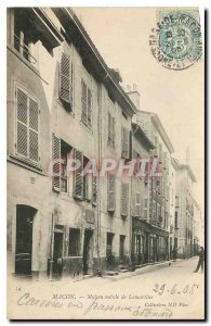 Old Postcard Macon birthplace of Lamartine