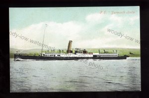 F2870 - Paddle Steamer - Yarmouth Belle - postcard
