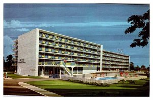 Postcard MOTEL SCENE Atlanta Georgia GA AU7042