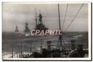 Old Postcard warship