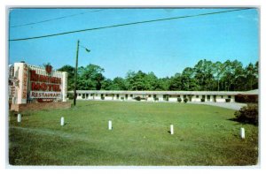 NAHUNTA, Georgia GA ~ Roadside RUNNYMEDE MOTEL Baldwin County c1950s   Postcard