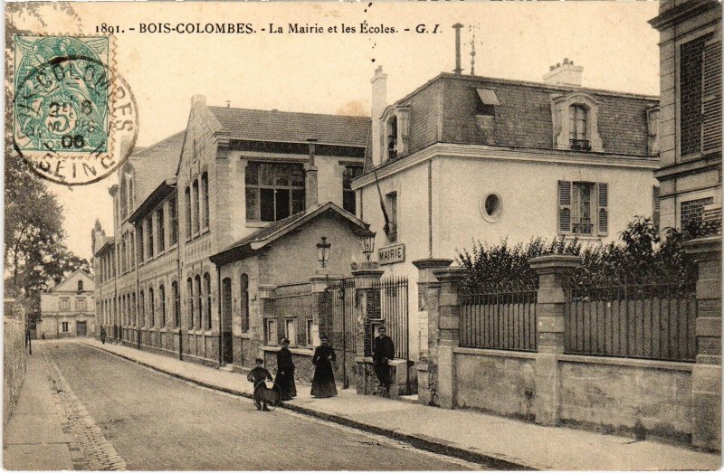 CPA Colombes La Mairie et les Ecoles (1314538)