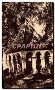 Postcard Abbey of Vaux Cernay Fountain Saint Thibault