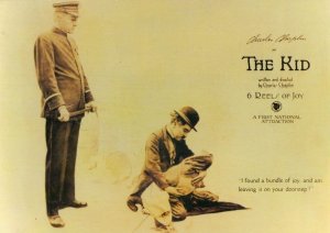 Charlie Chaplin The Kid Original Film Poster 6 Reels Of Joy Postcard