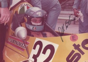 Gabriele Serbin Italian Motor Sports Car Race Driver Hand Signed Photo