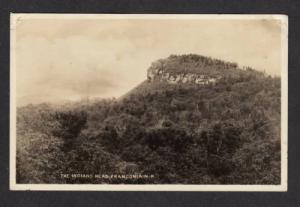 NH Indians Head FRANCONIA NEW HAMPSHIRE Real Photo PC Postcard