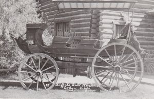 Wyoming Cody Buffalo Bill Museum Old Stage Real Photo