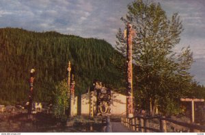 Totem Poles , Shakes Island , WRANGELL , Alaska , 1950-60s