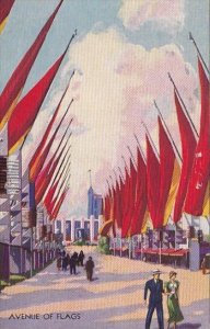 Avenue Of Flags Century Of Progress Chicago's 1933 International Exposition