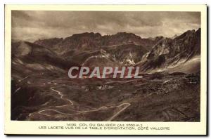 Postcard Old Pass Galbier seen the laces of the Riviera Valloire Orientation ...