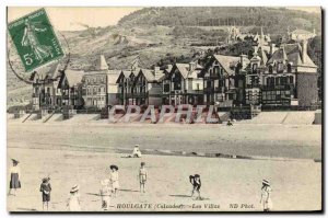 Old Postcard Houlgate Villas Children