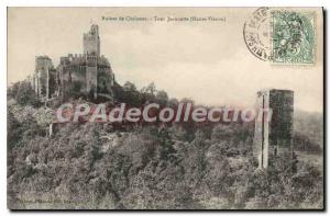 Postcard Ancient Ruins Chalusset Tour Jeannette (Haute Vienne)