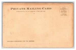 Vintage 1900's Photo Private Mailing Card Post Office & Courthouse Auburn NY