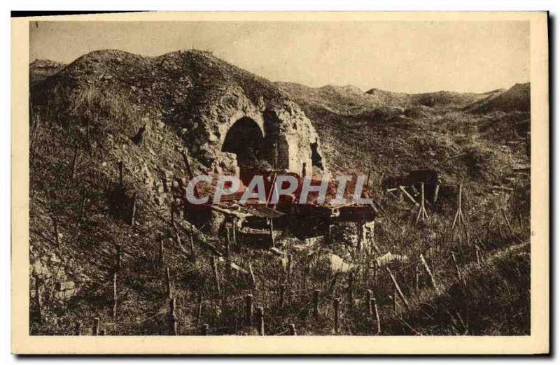 Old Postcard Fort De Souville Bombard Army