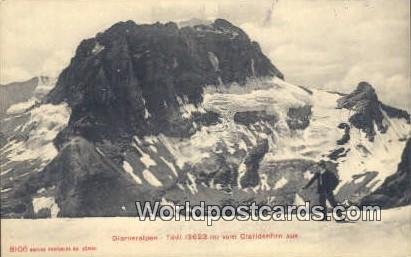 Todi vom Claridenfirn aus Glarneralpen Swizerland Unused 