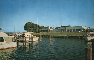 St Michaels Maryland MD Miles River Yacht Club Vintage Postcard
