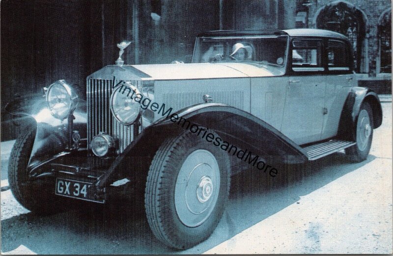 1920's Rolls Royce Sedan Nostalgia Postcard Collector's Club Postcard PC216