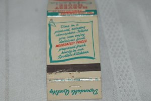 Harvest House Cafeteria Pennsylvania Florida Illinois 20 Strike Matchbook Cover