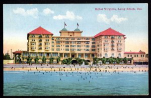 California LONG BEACH Hotel Virginia Pub Van Ornnum Colorprint Co. DB