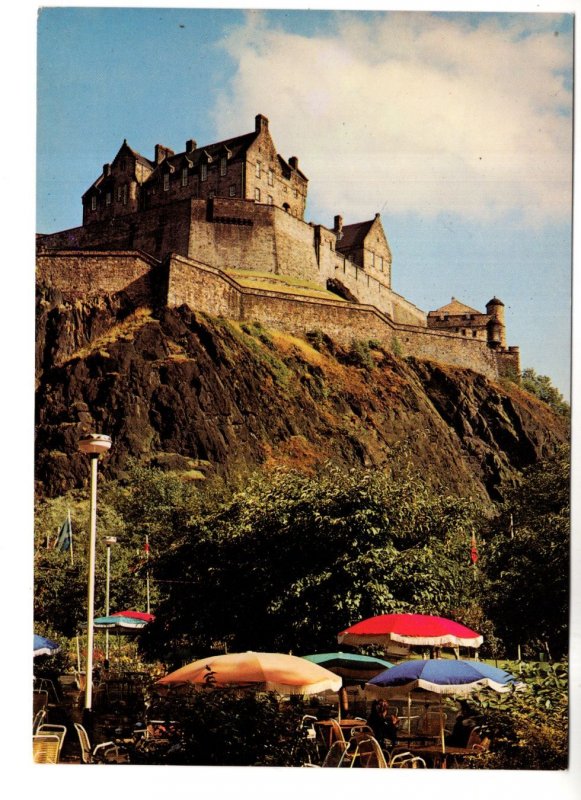Castle from Gardens, Edinburgh, Scotland