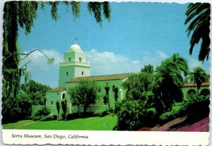 Postcard - Serra Museum - San Diego, California