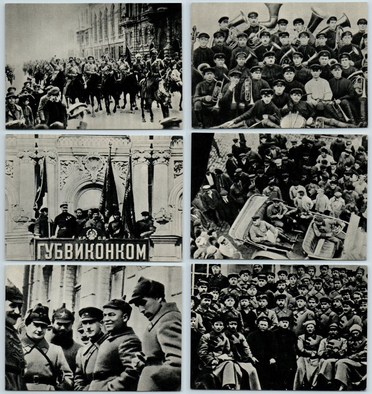 1972 GRIGORY KOTOVSKY Military RKKA Cavalry Russian Civil war SET 15 Postcards