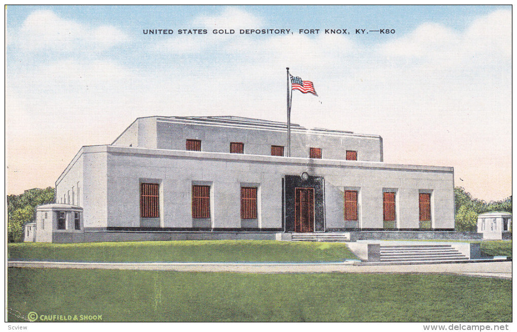 FORT KNOX, Kentucky, 19301940's; United States Gold Depository