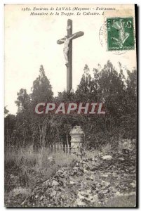 Old Postcard Surroundings of Laval Entrammes Trappist Monastery of Calvary