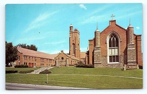 SALT LAKE CITY, UT Utah ~ FIRST BAPTIST CHURCH c1960s  Postcard