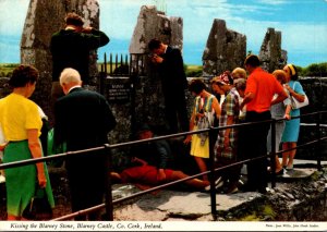 Ireland Cork Blarney Castle Kissing The Blarney Stone 1981