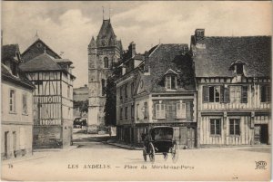 CPA LES ANDELYS - Place du Marché-aux-Porcs (160786)