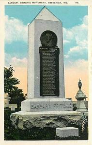 MD, Frederick, Maryland, Fritchie Monument, Marken & Biefeld No. 116704