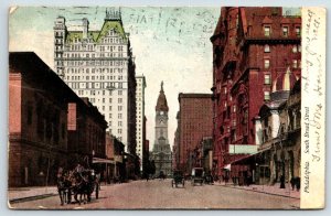 Philadelphia  South Broad Street  Pennsylvania    Postcard  1908