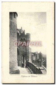 Carcassonne Old Postcard Defenses of the castle