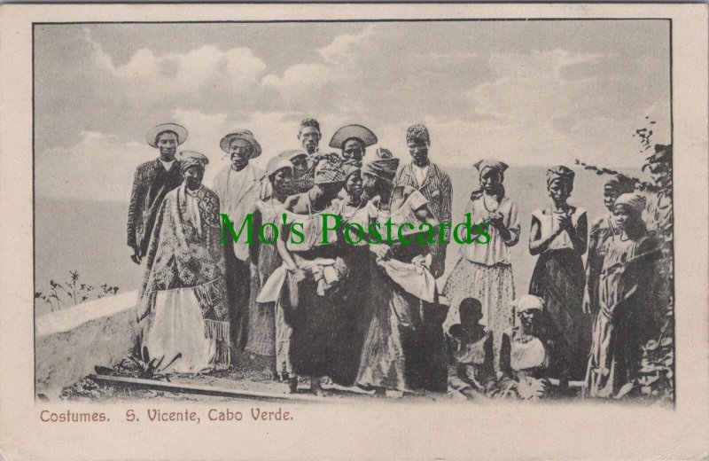 Cape Verde Postcard - Costumes, S.Vincente, Cabo Verde RS30900 