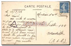 Old Postcard The Pyrenees Lourdes Le Chateau Fort