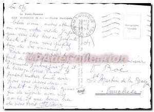 Old Postcard The Haute Provence Manosque B A Piscine Municipale