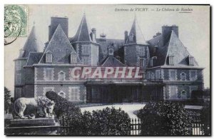 Old Postcard Surroundings of Vichy Le Chateau de Randan Lion