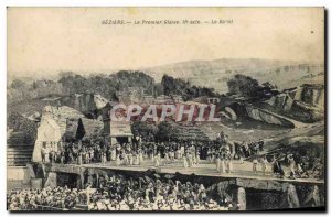 Postcard Old Theater Beziers The first sword ballet